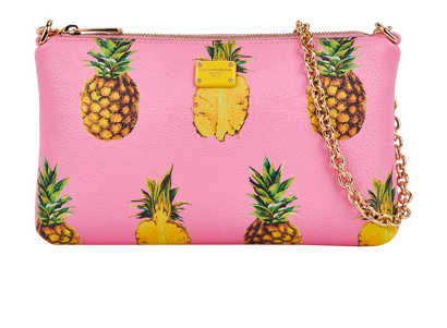 Pineapple Print Clutch, front view